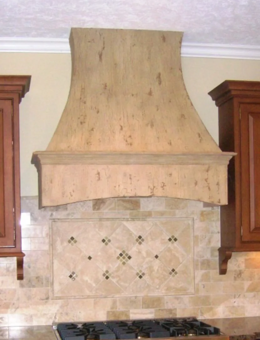 Cracked Plaster Range Hood