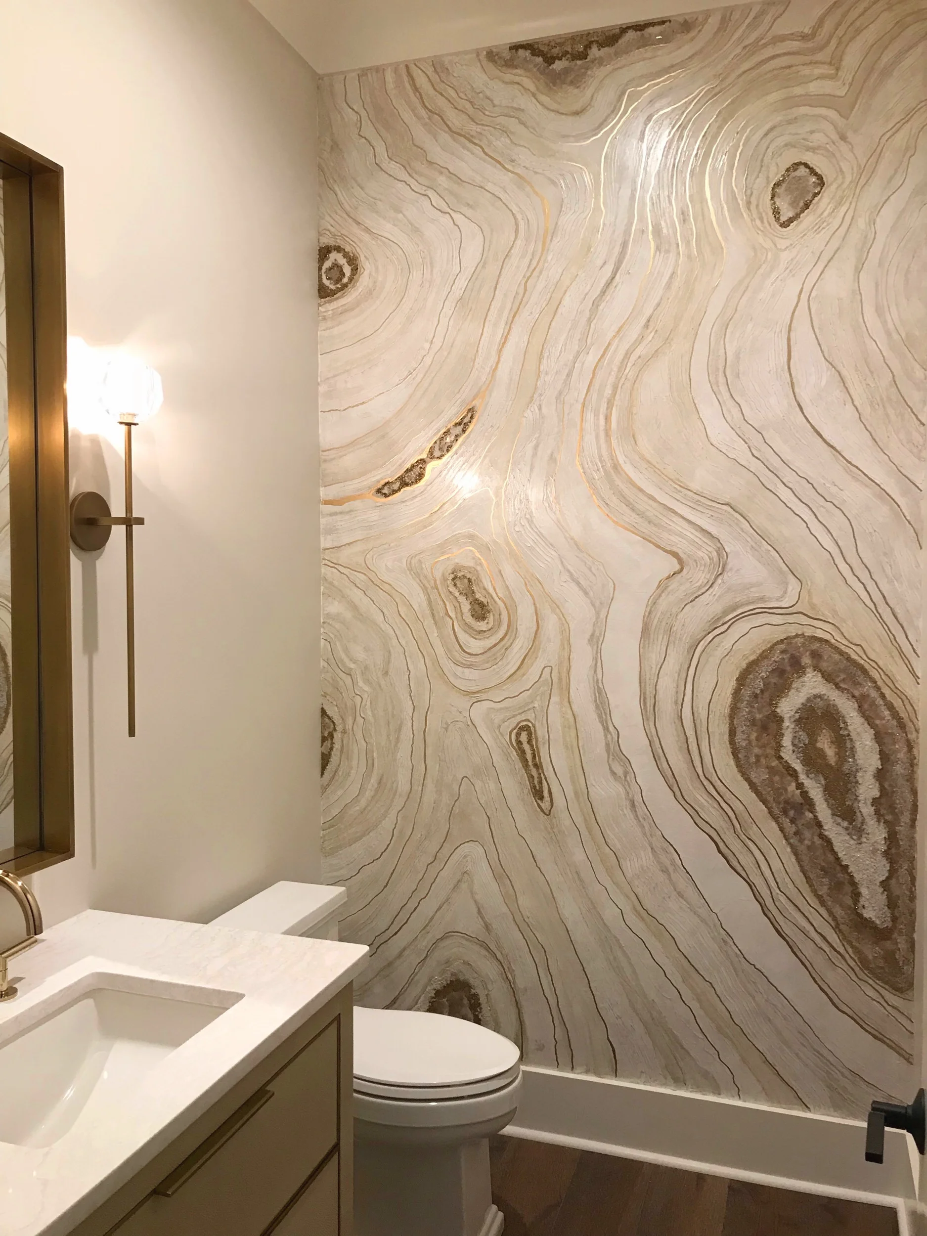 Agate / Geode Feature Wall