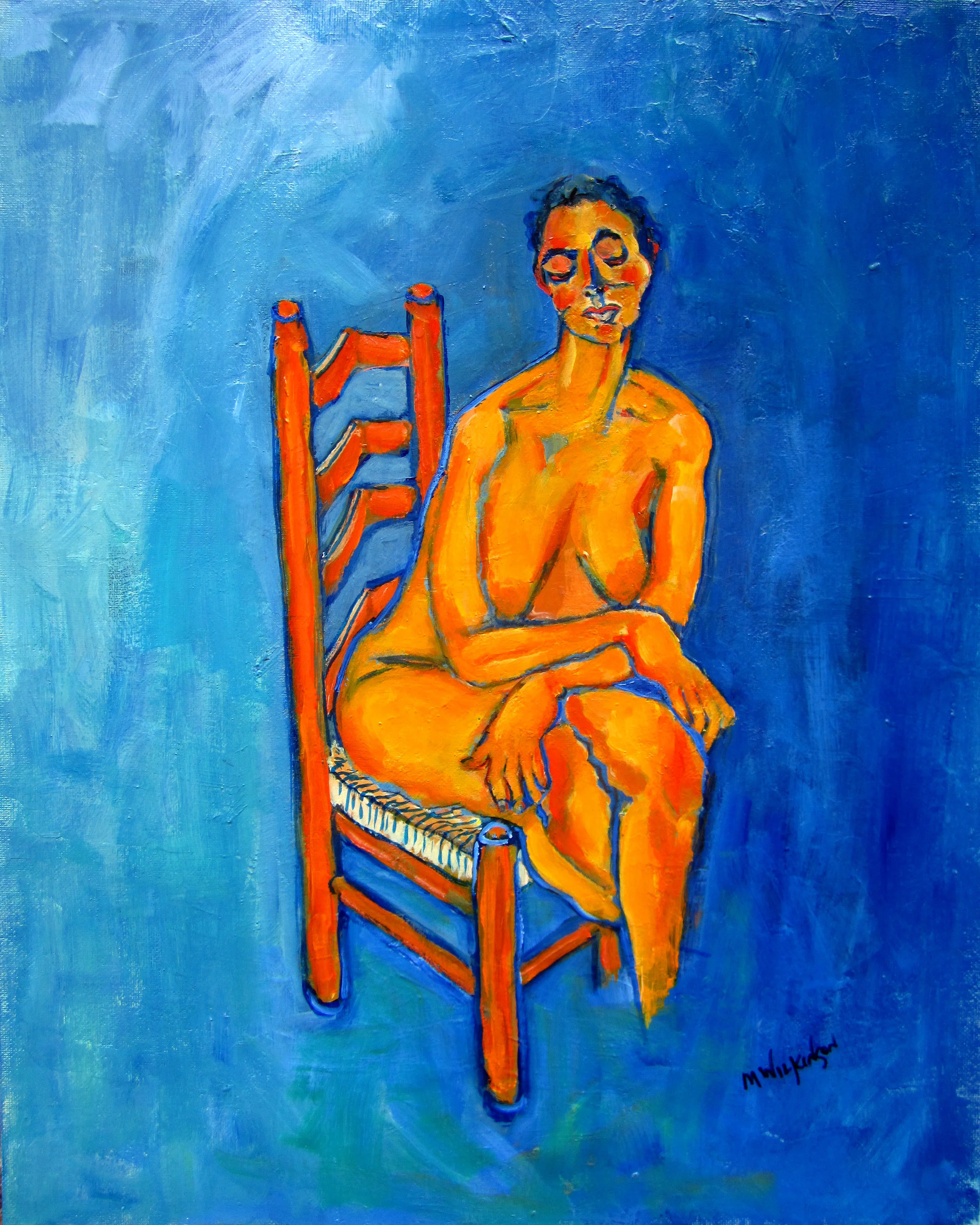 blue nude