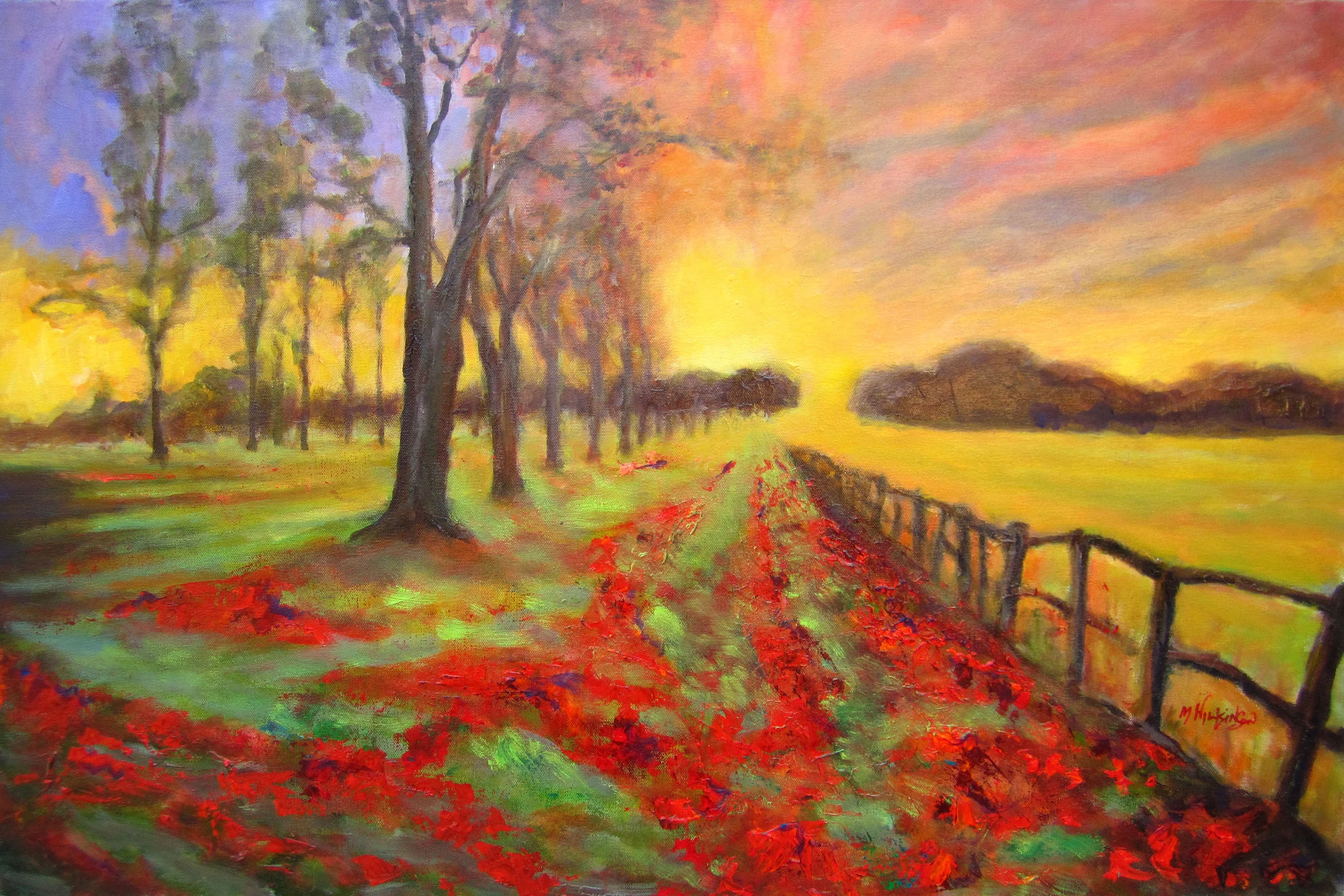 autumn sunset