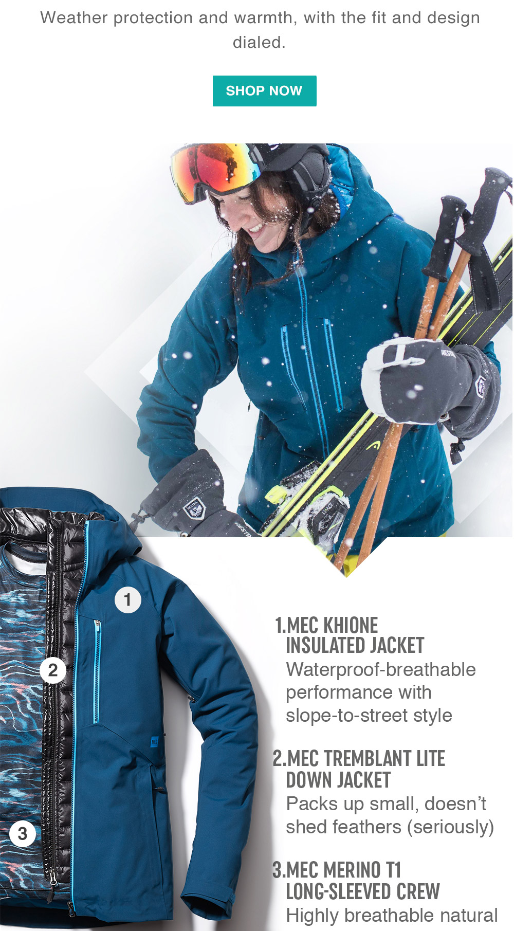 Mec outdoor promo photographer ski mountain equipment coop adventure photographer