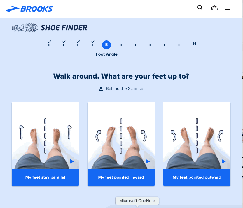 Brooks Shoe Finder — Jess Daiger