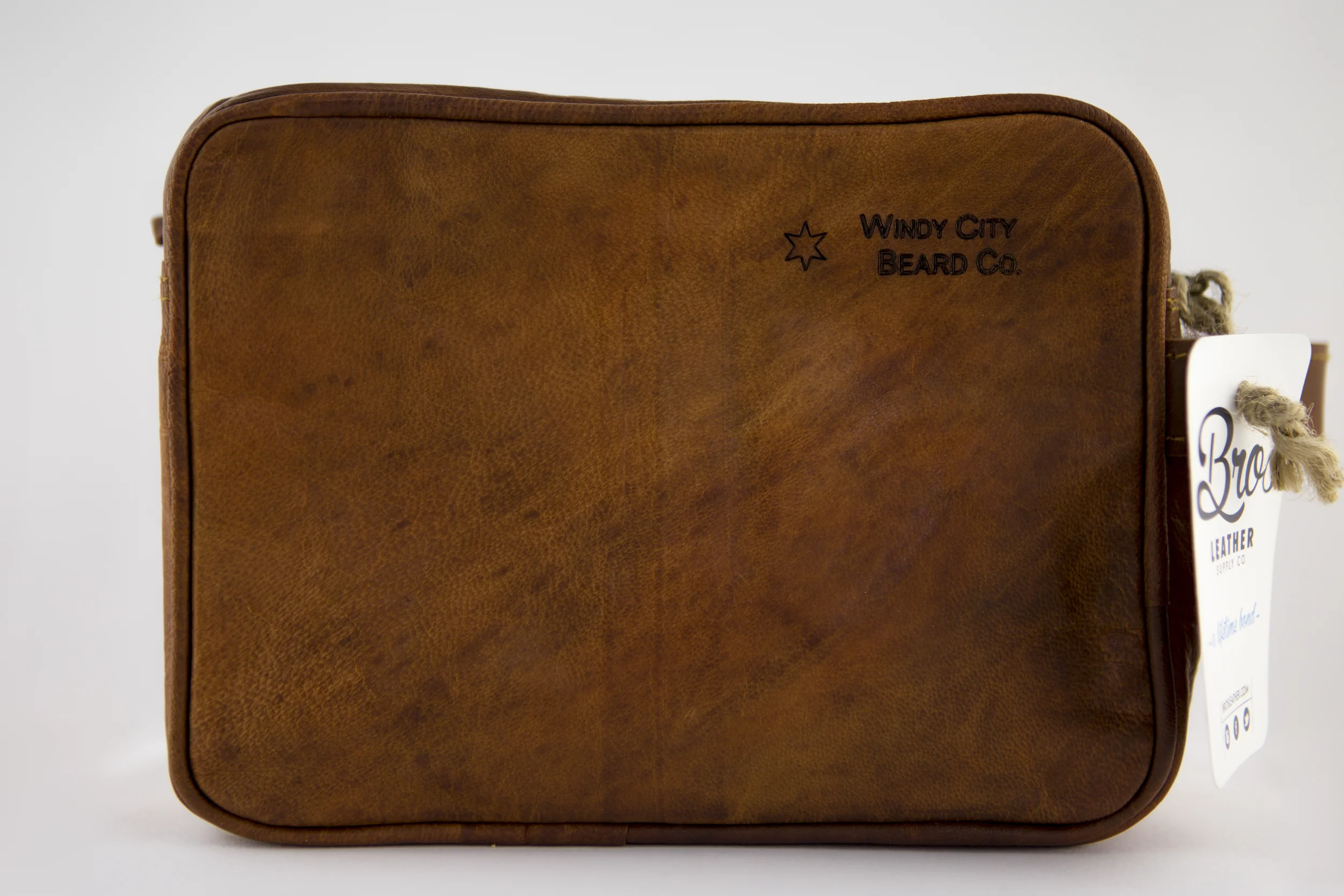 brothers leather supply co canvas windy city backpack Custom Leather Dopp Kit — WINDY CITY BEARDS
