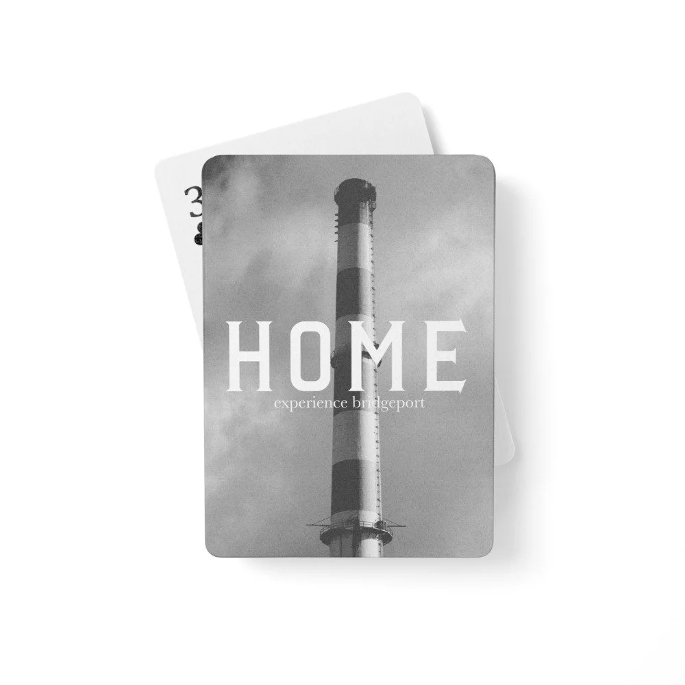 Experience Bridgeport Smoke Stack Playing Cards