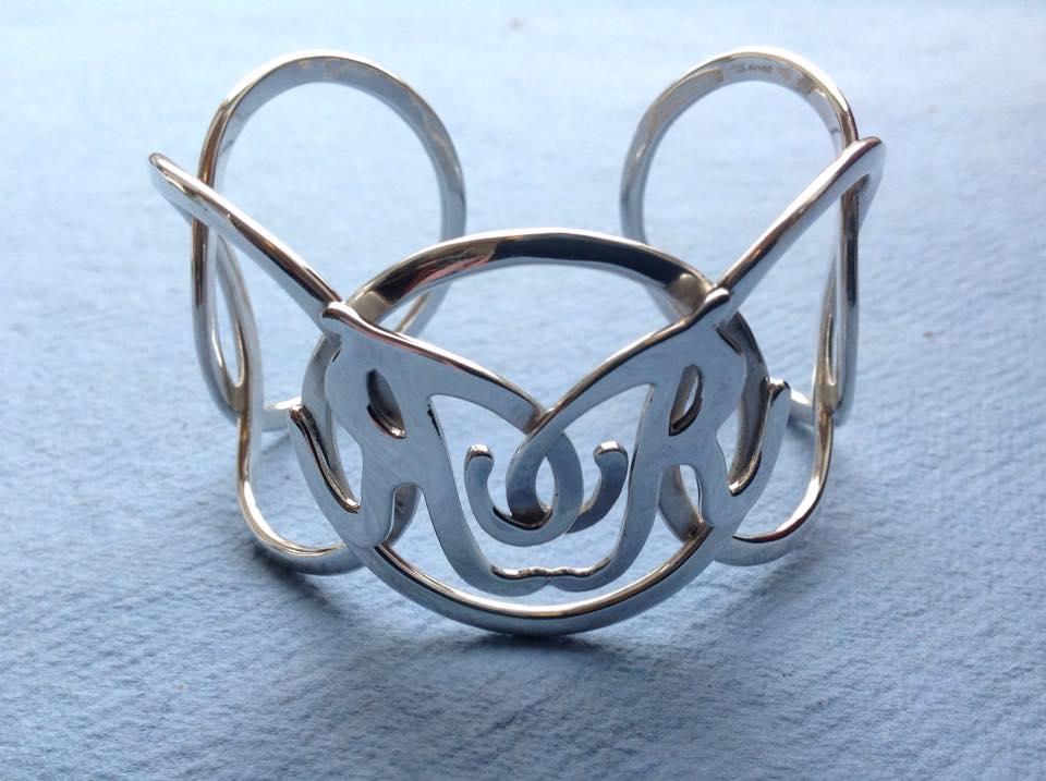 A very special bespoke silver bangle