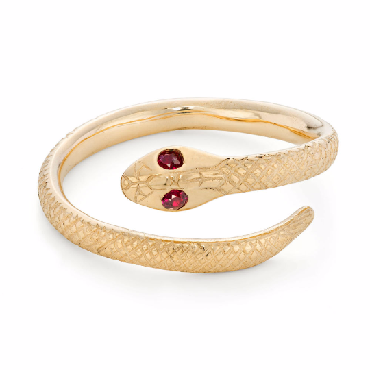9ct Yellow Gold Serpent, Snake 