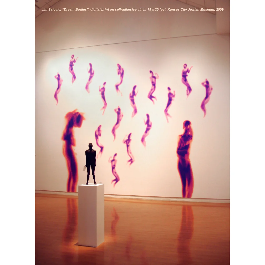   "Dream Bodies", digital; print on self-adhesive vinyl, 15 x 20 feet, Kansas City Jewish Museum &nbsp;  