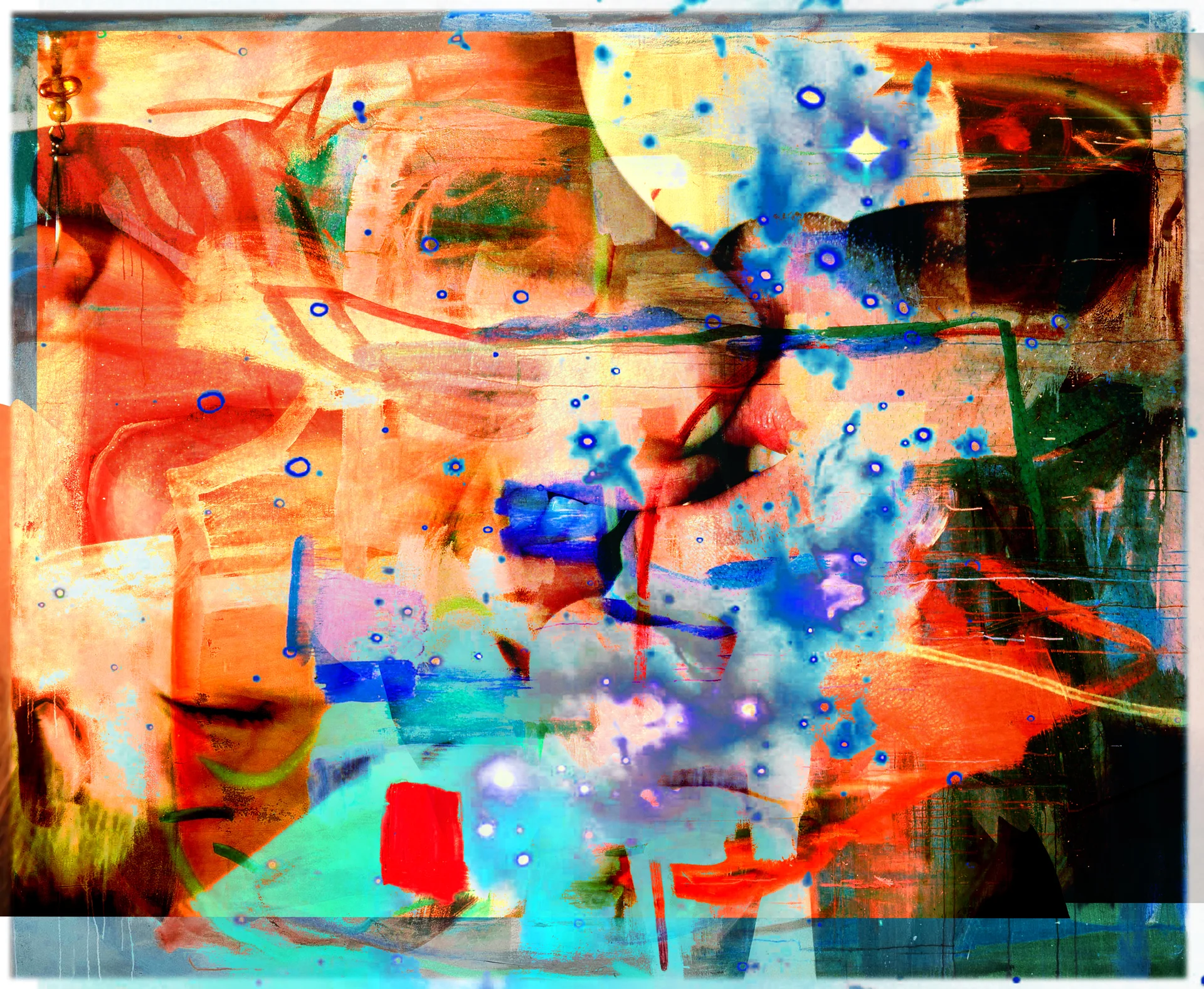 10/27/16, pigmented inks & acrylic on canvas, 38 x 46