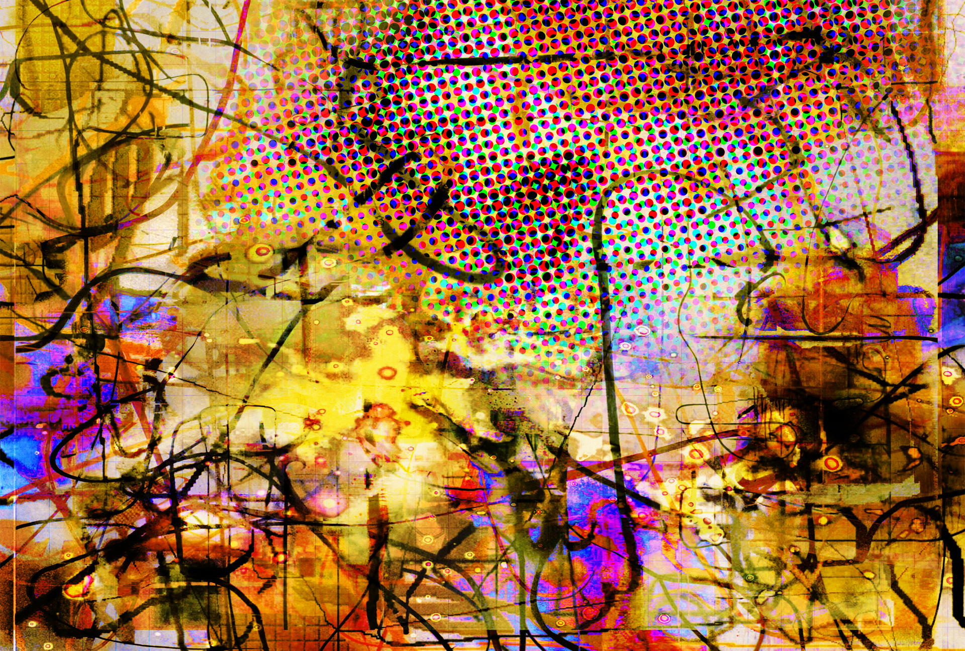 2/26/17, pigmented inks & acrylic on canvas, 38 x 56 inches