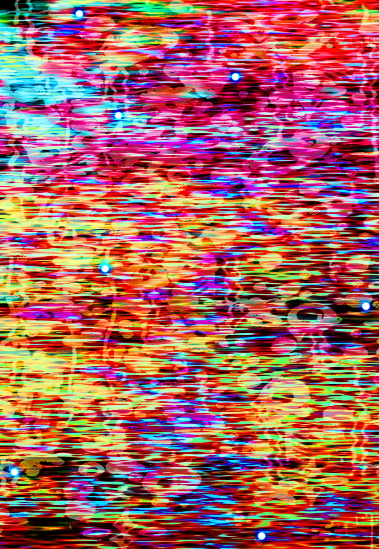 Currents 5/17/17, pigmented inks & acrylic on canvas, 84 x 58 inches
