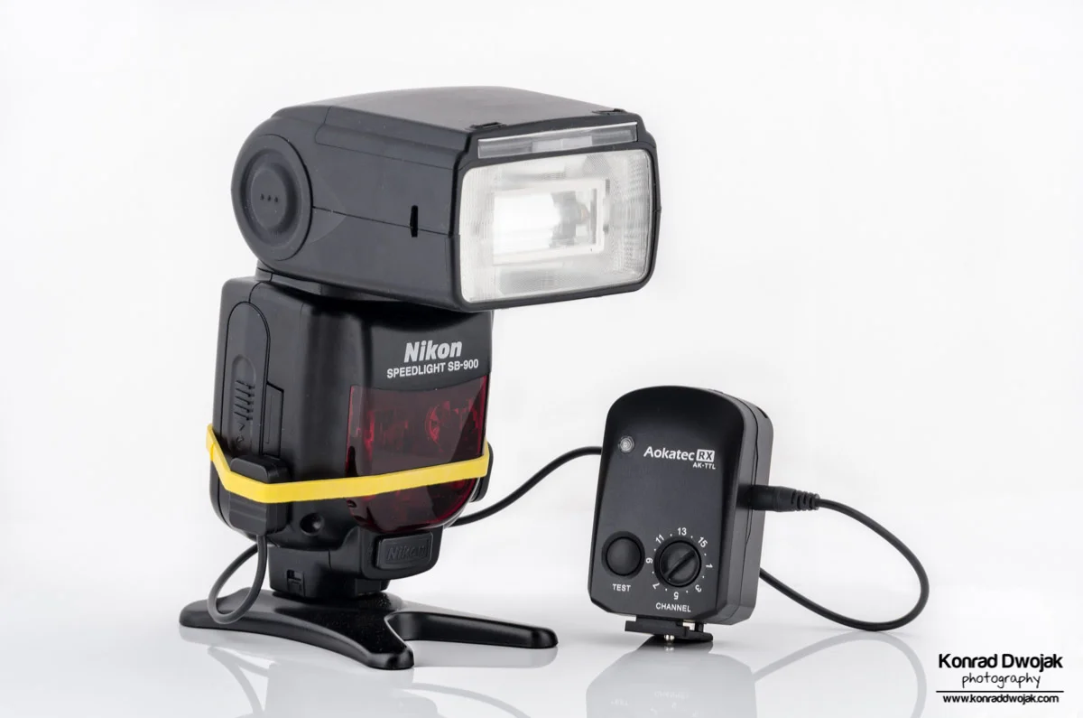 AK-TTL transmitter RX on Nikon SB-900