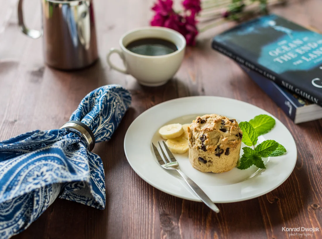 Banana bread muffin - Food Photography