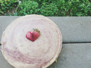Roasted Strawberry and Shiro Cheesecake