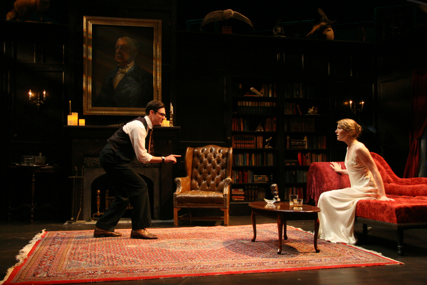 ACT III, BACK IN THE LIBRARY