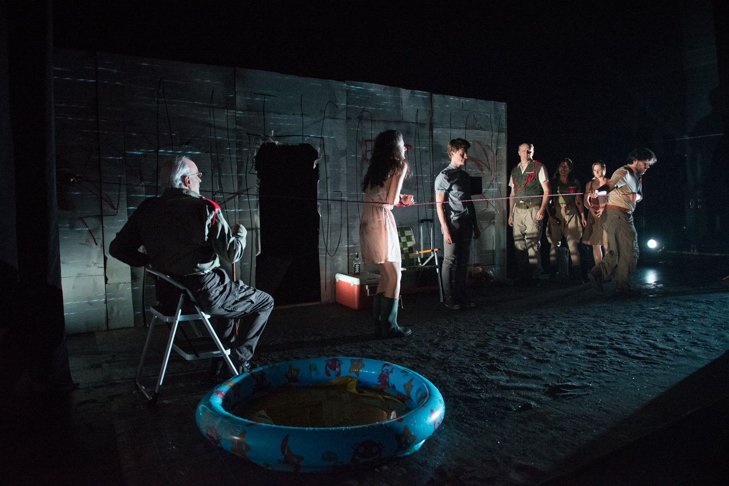 Antigone is led out to be buried alive. Photo by Dahlia Katz