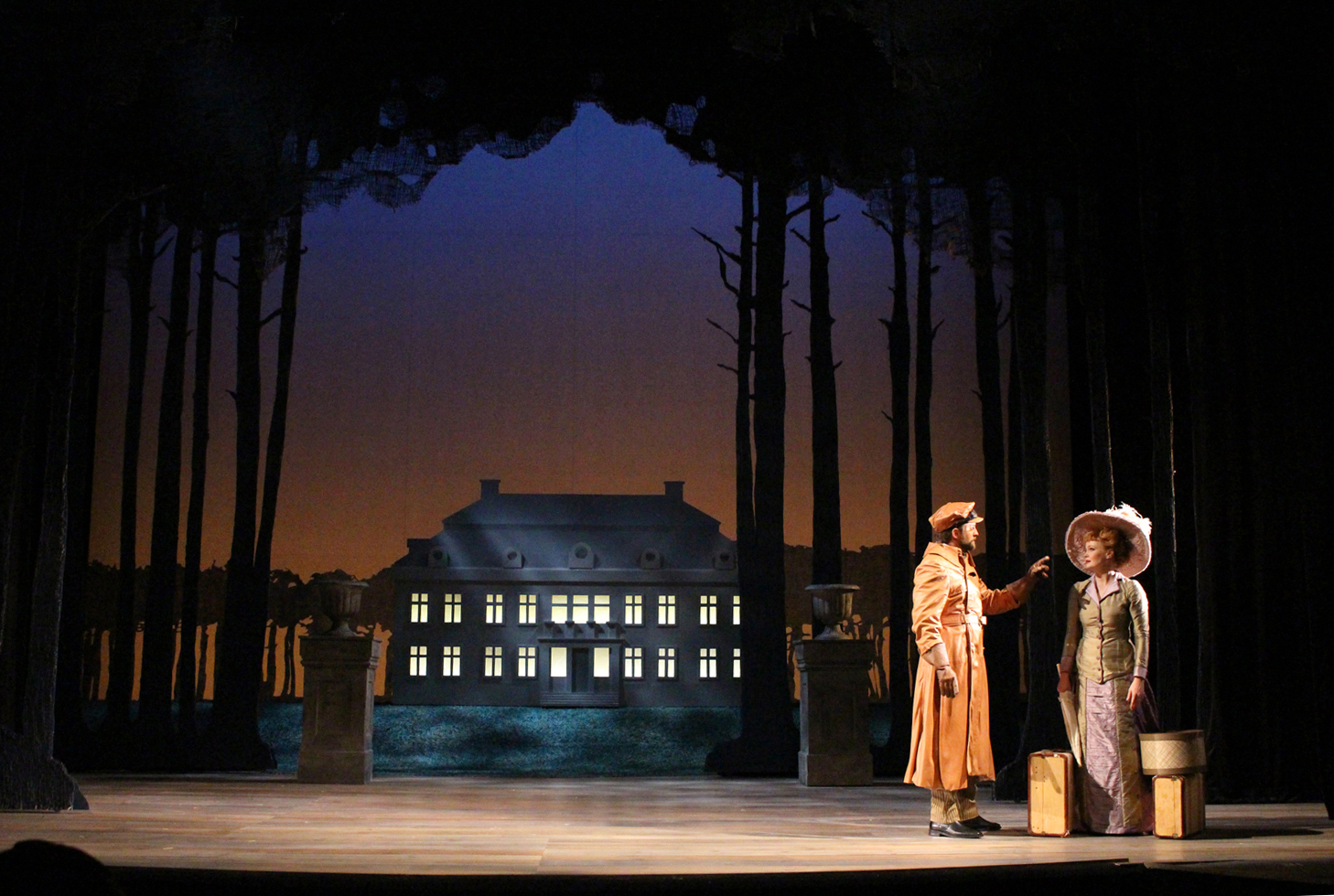 Arrival of Count Malcom and Charlotte to Armfeldt Estate