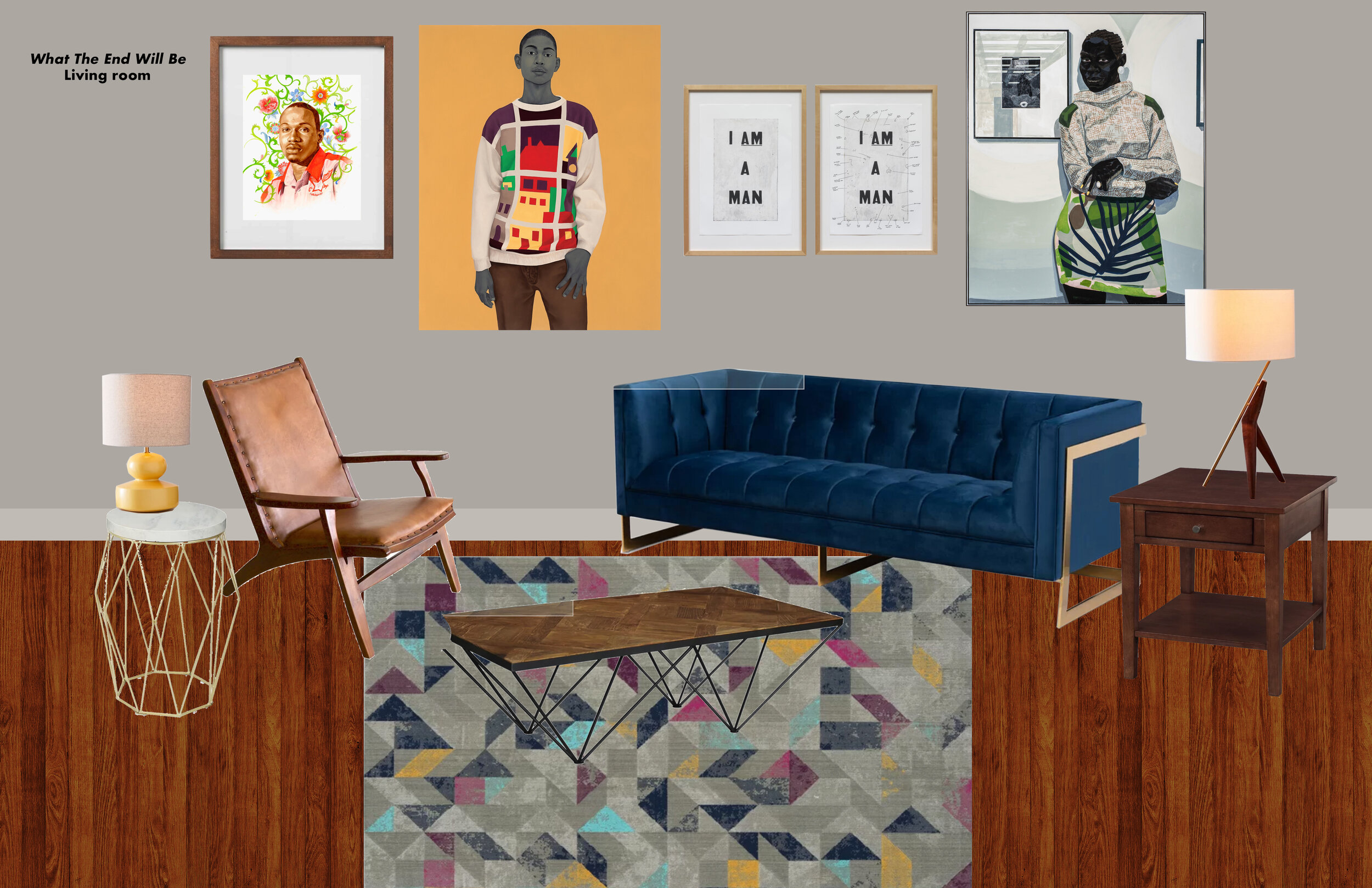 Living Room mood board