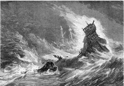 The wreck of the Despatch