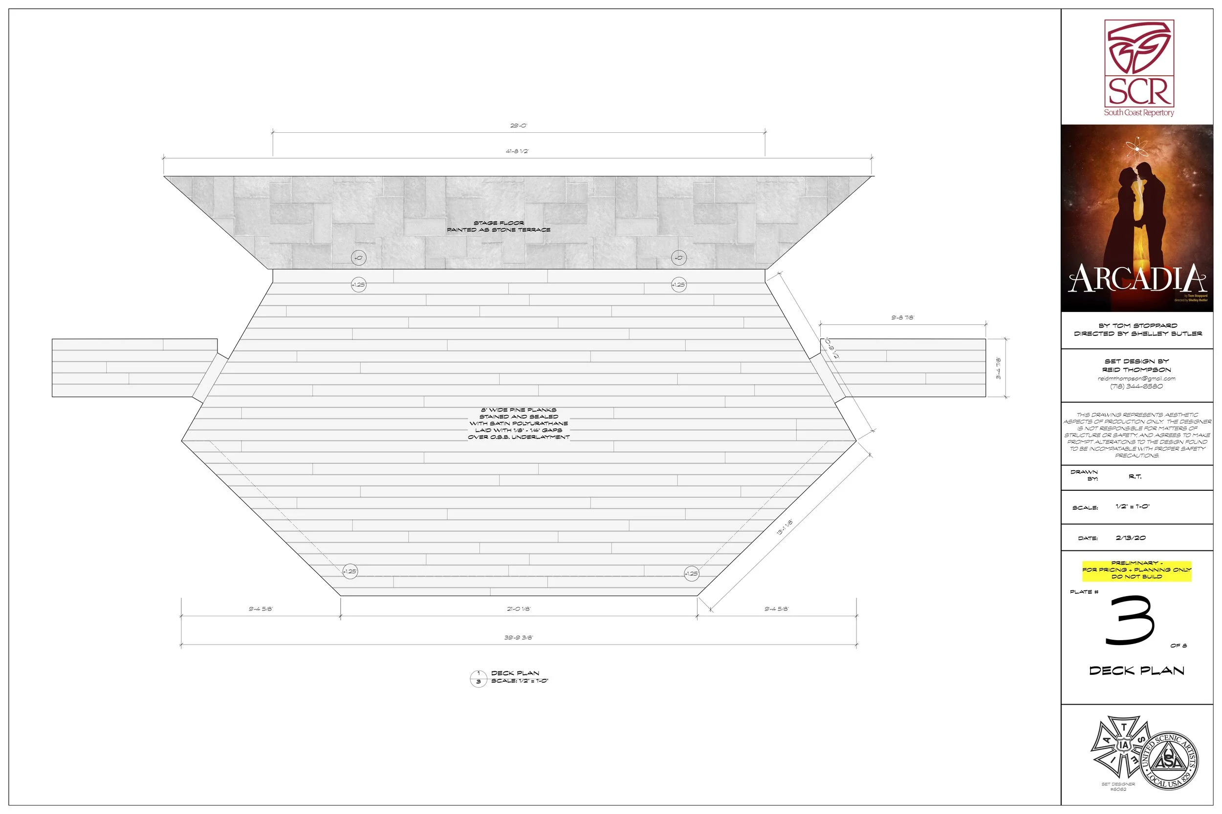 plate 3 - deck plan