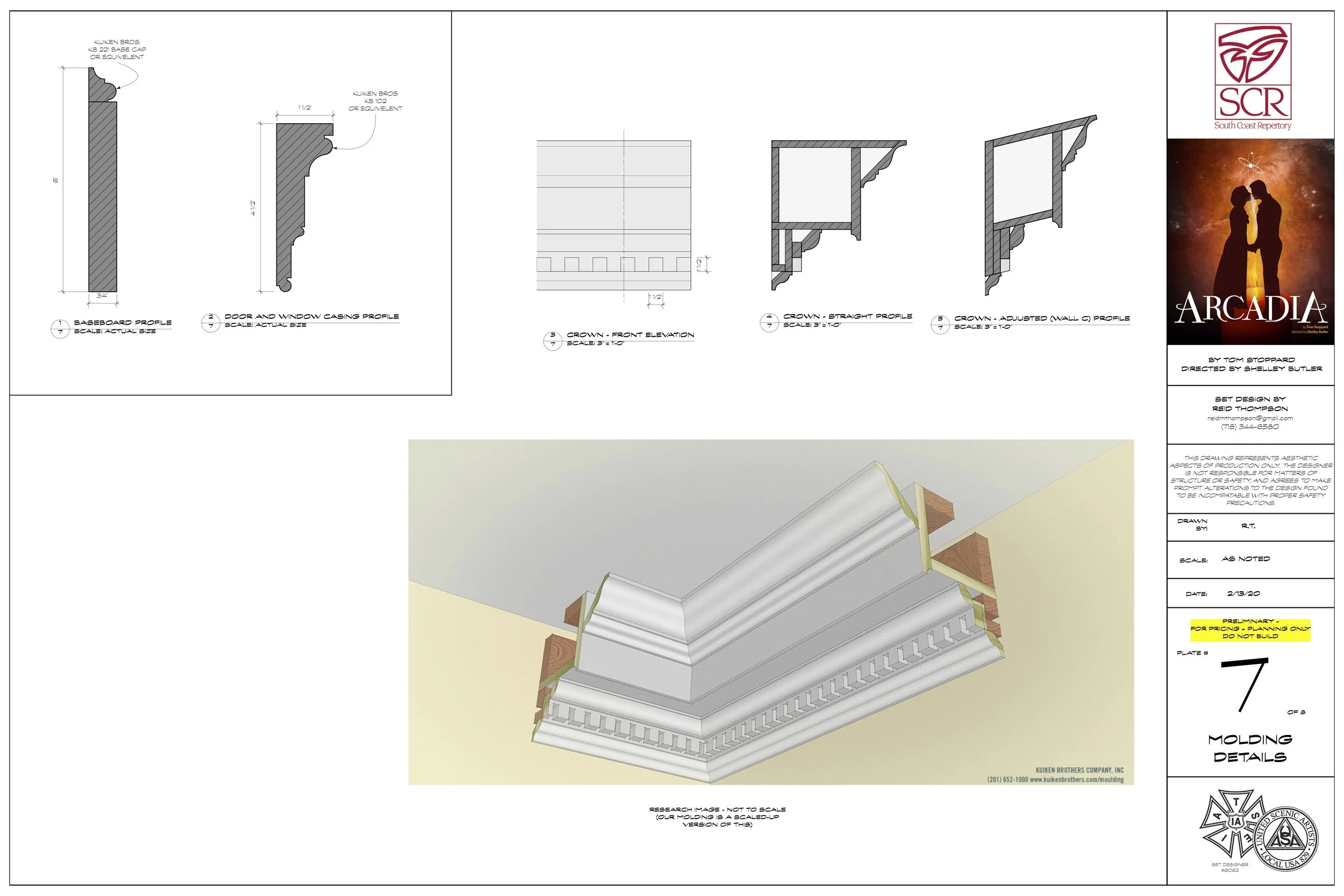 plate 7 - molding details
