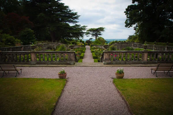 English stately home gardens