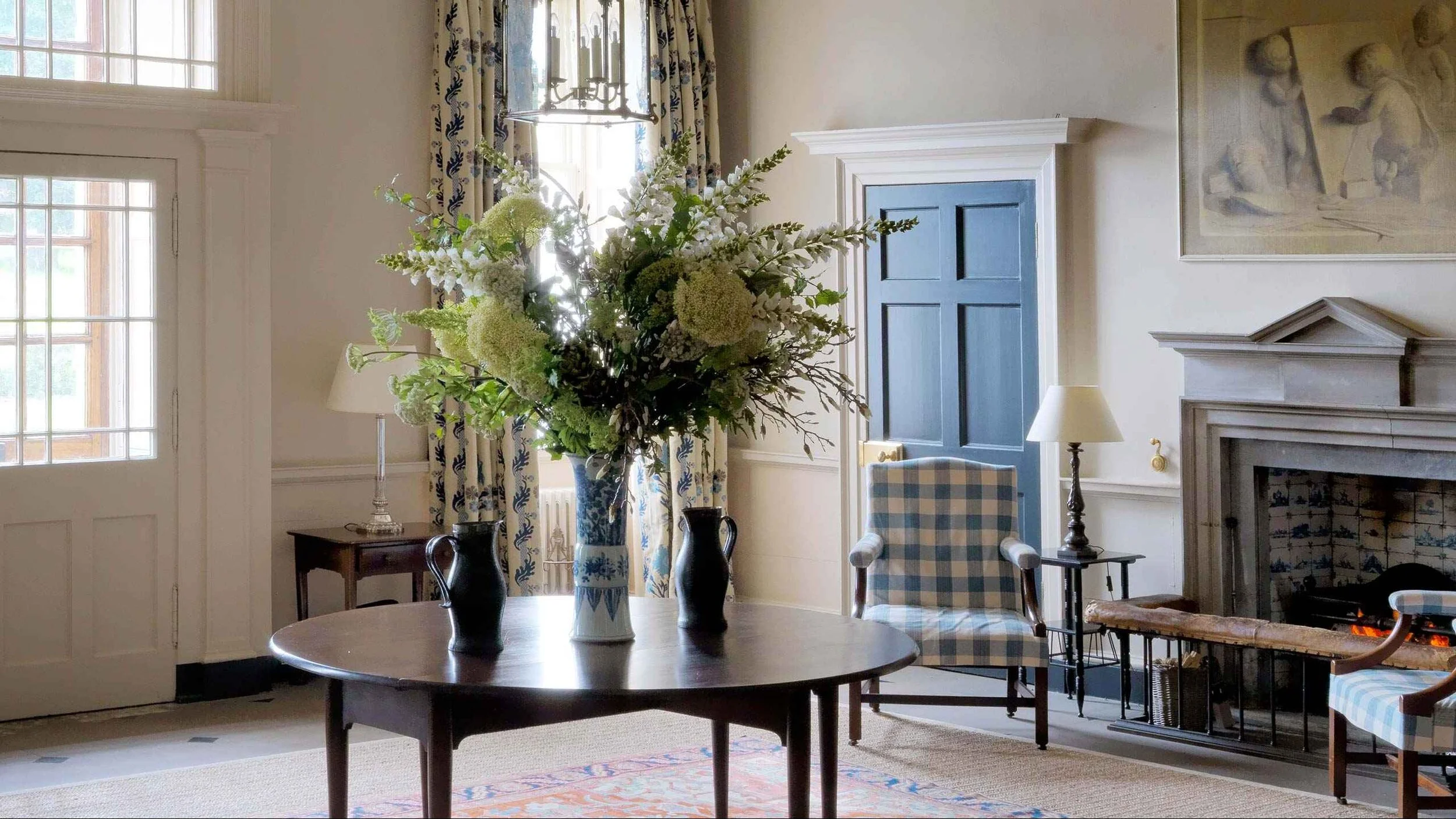 English stately home interior