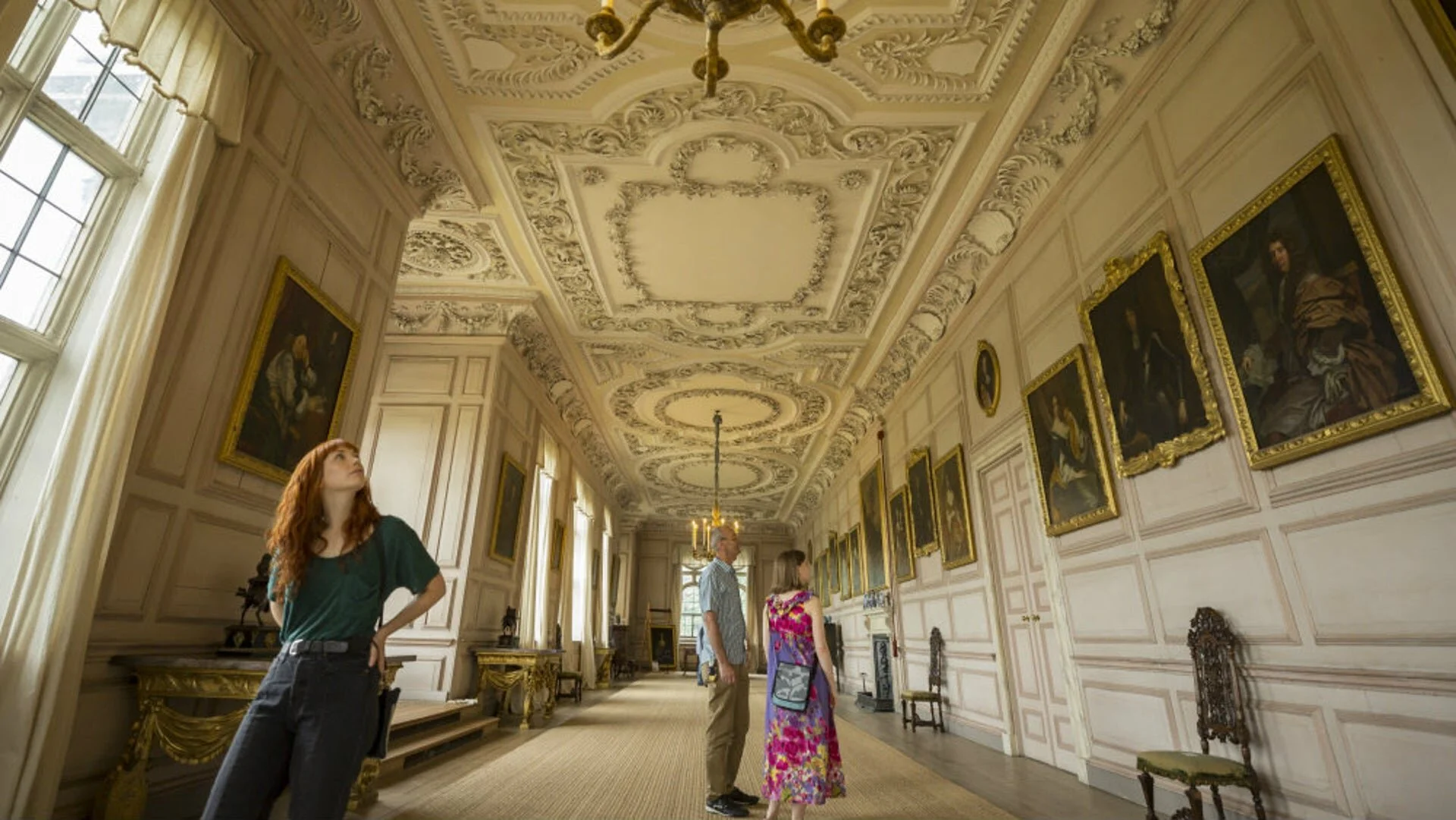 English stately home interior