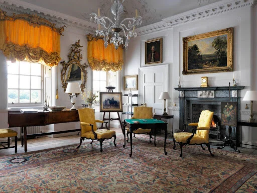 English stately home interior