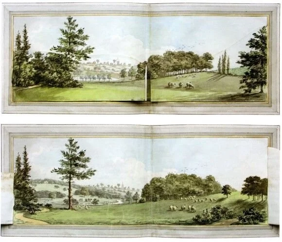 Humphry Repton landscape pages - backdrop research