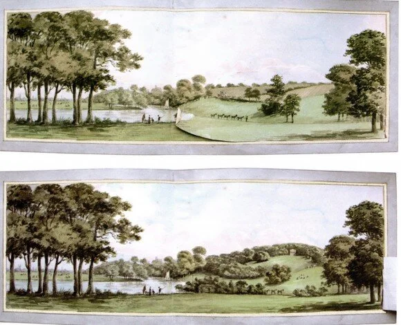 Humphry Repton landscape pages - backdrop research