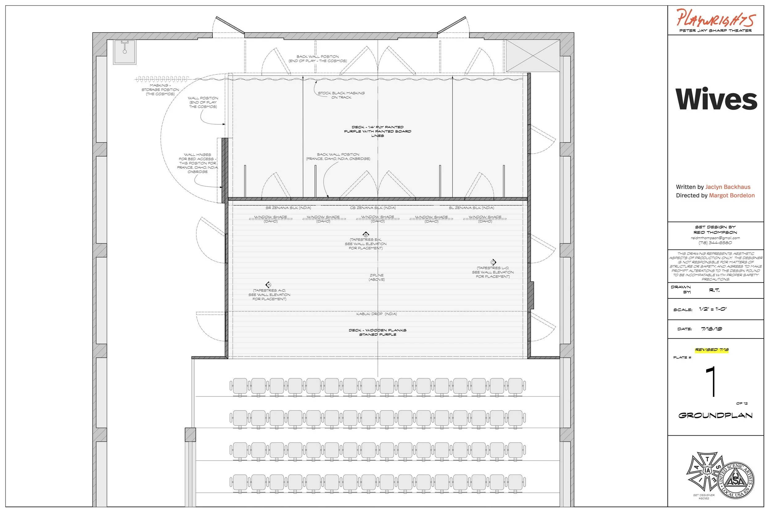 plate 1 - groundplan