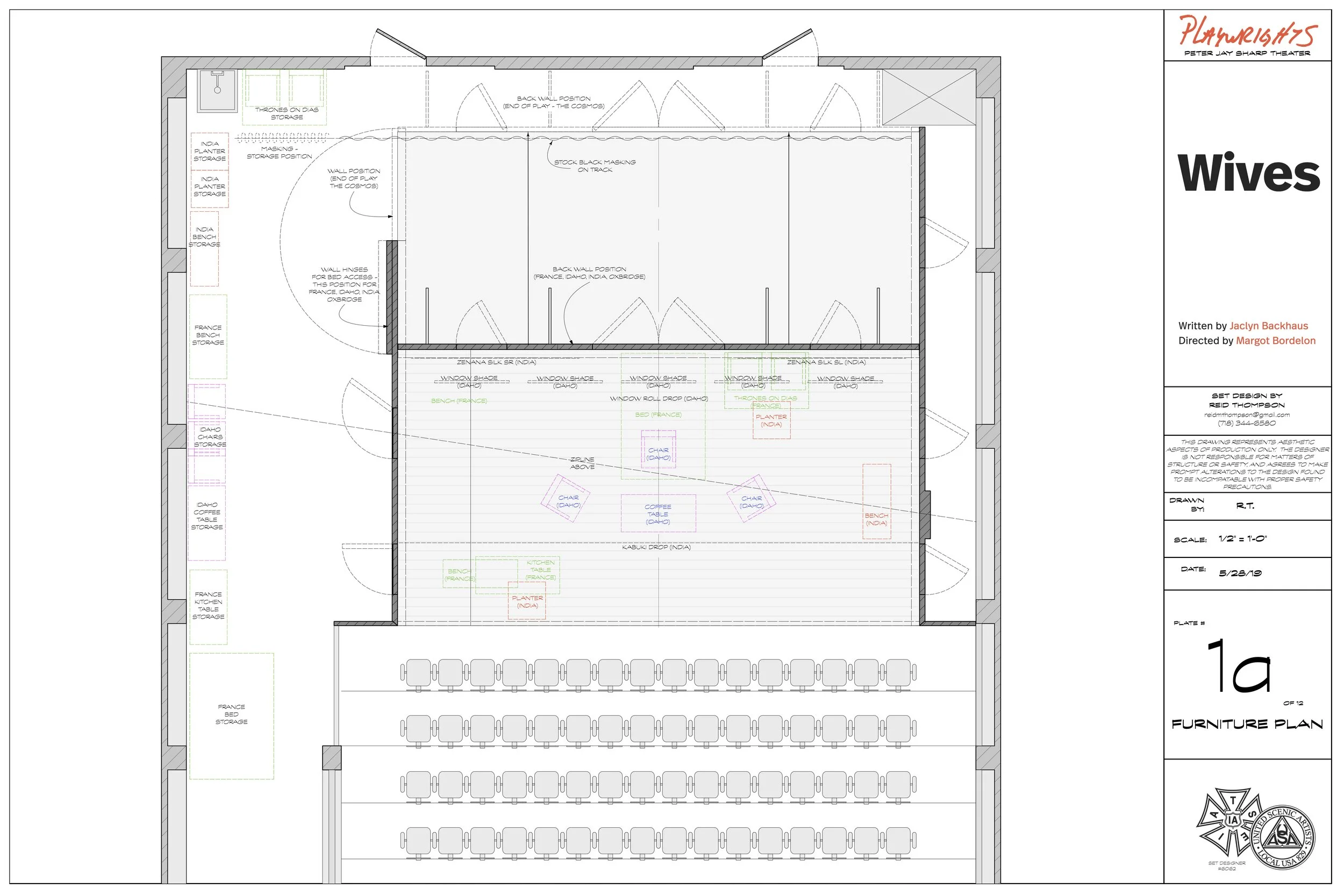 plate 1a - furniture plan