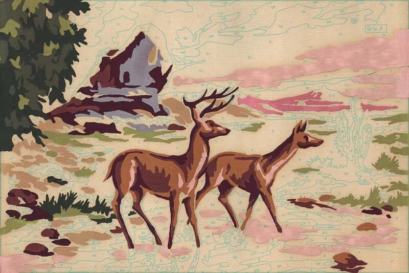 Idaho research - paint by number