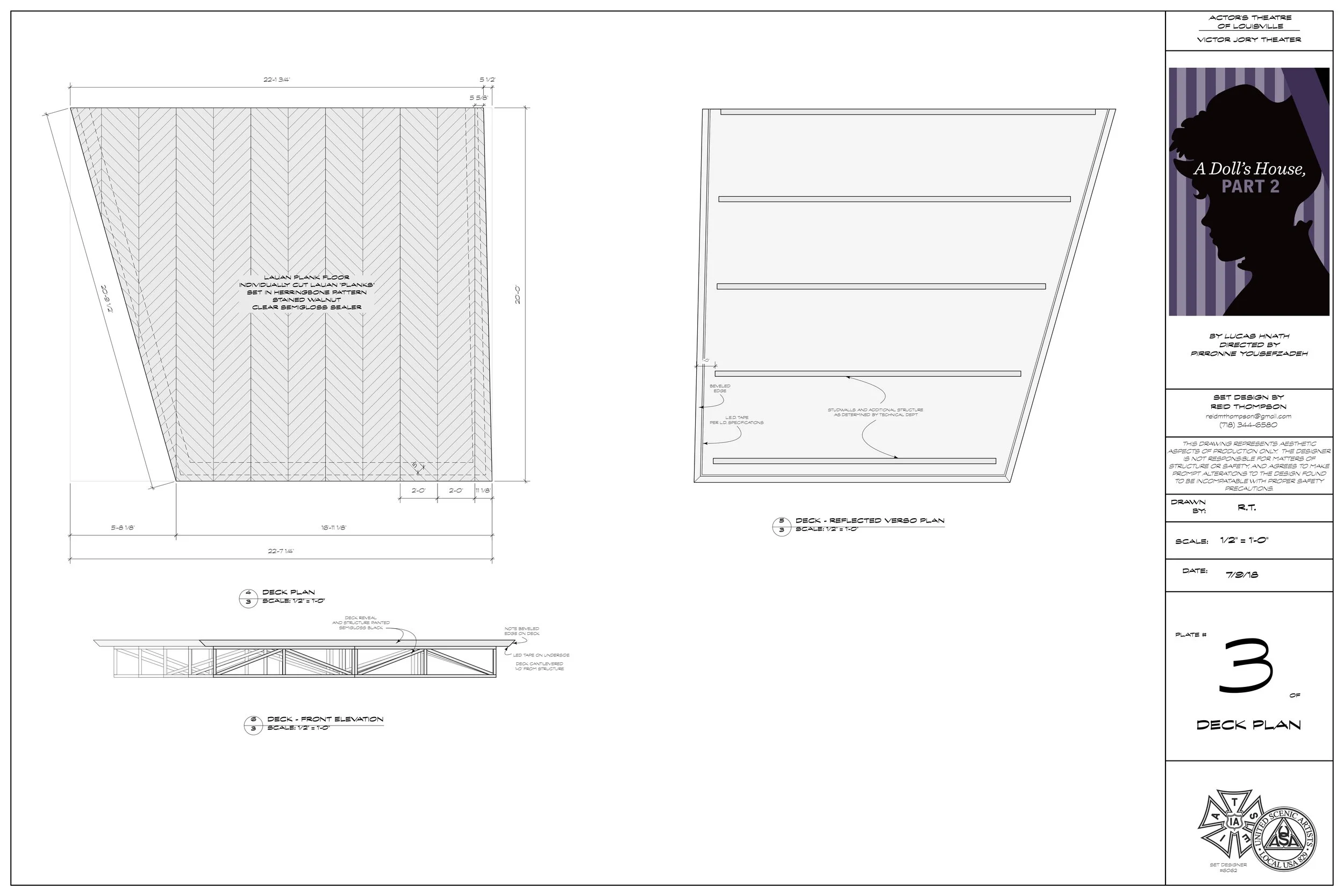 Plate 3 - deck plan