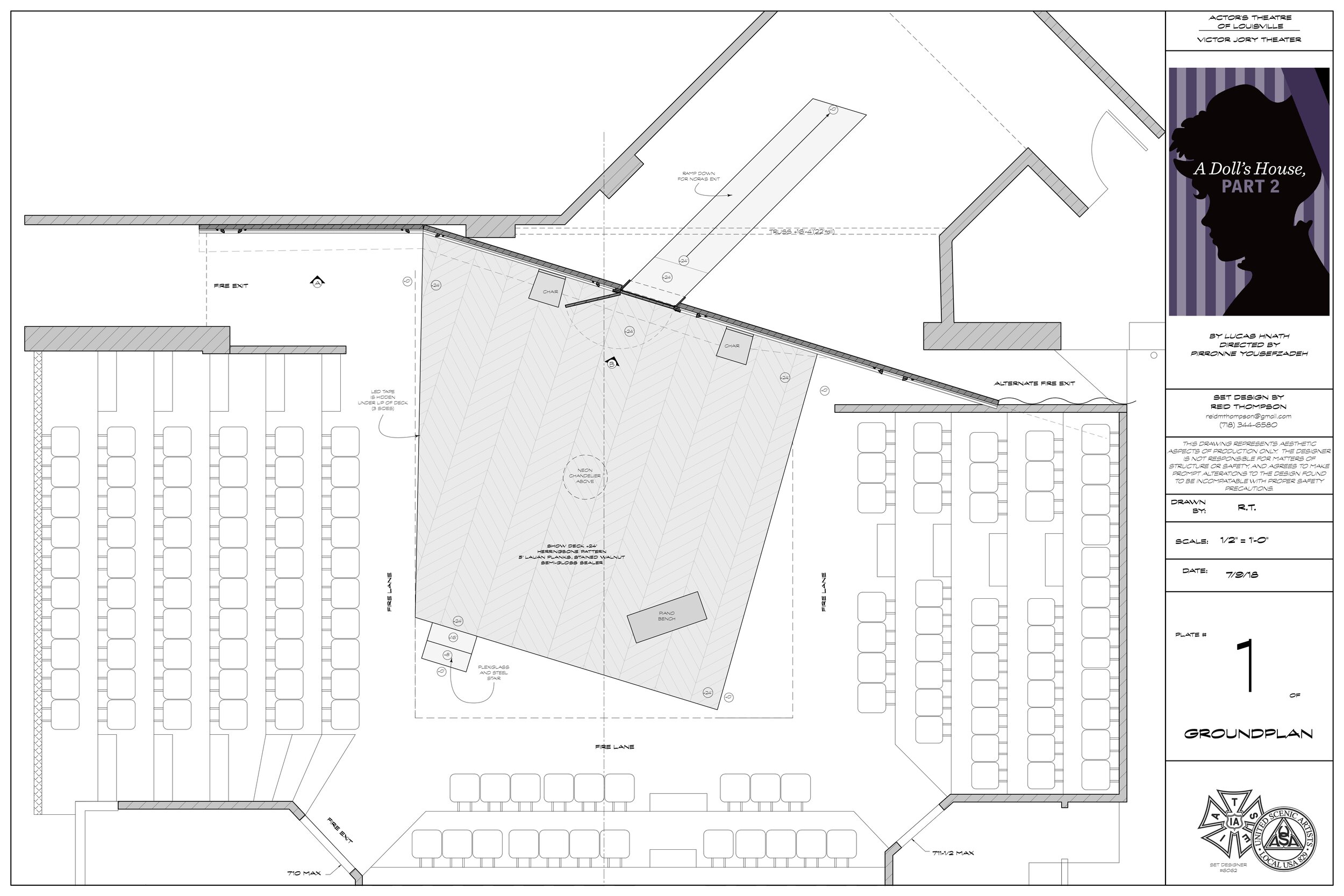 Plate 1 - groundplan