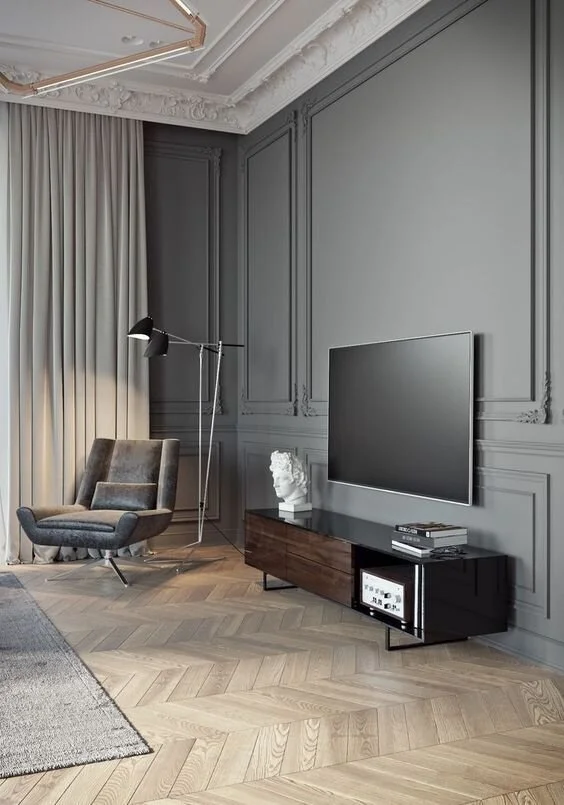 Modern/antique interior