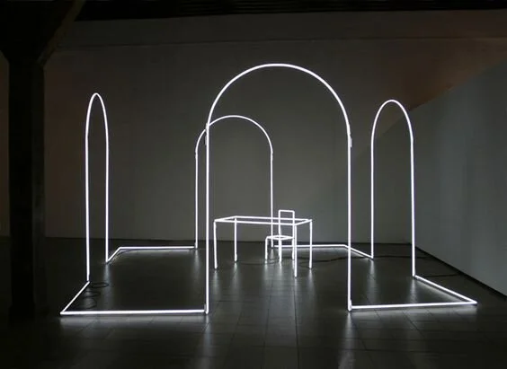 neon outlines idea