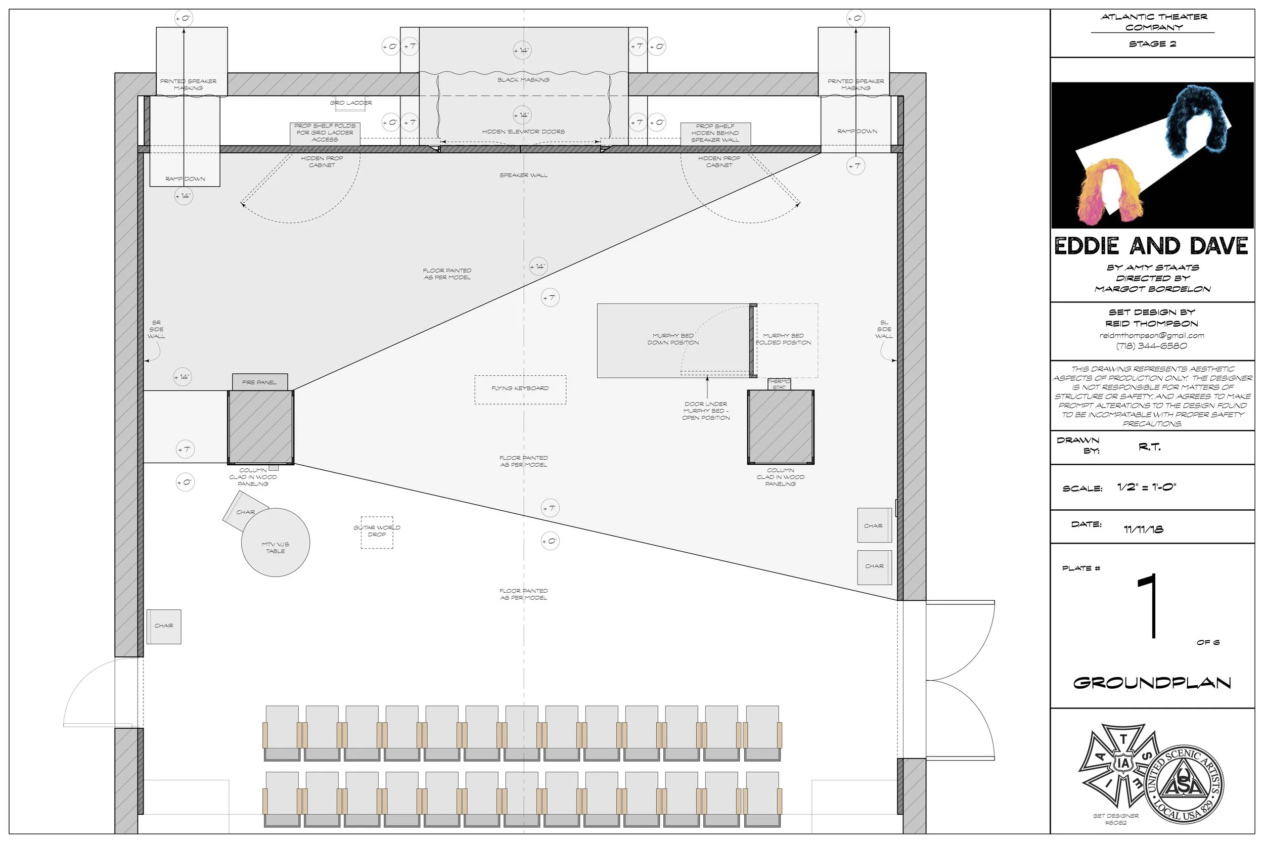 Plate 1 - groundplan