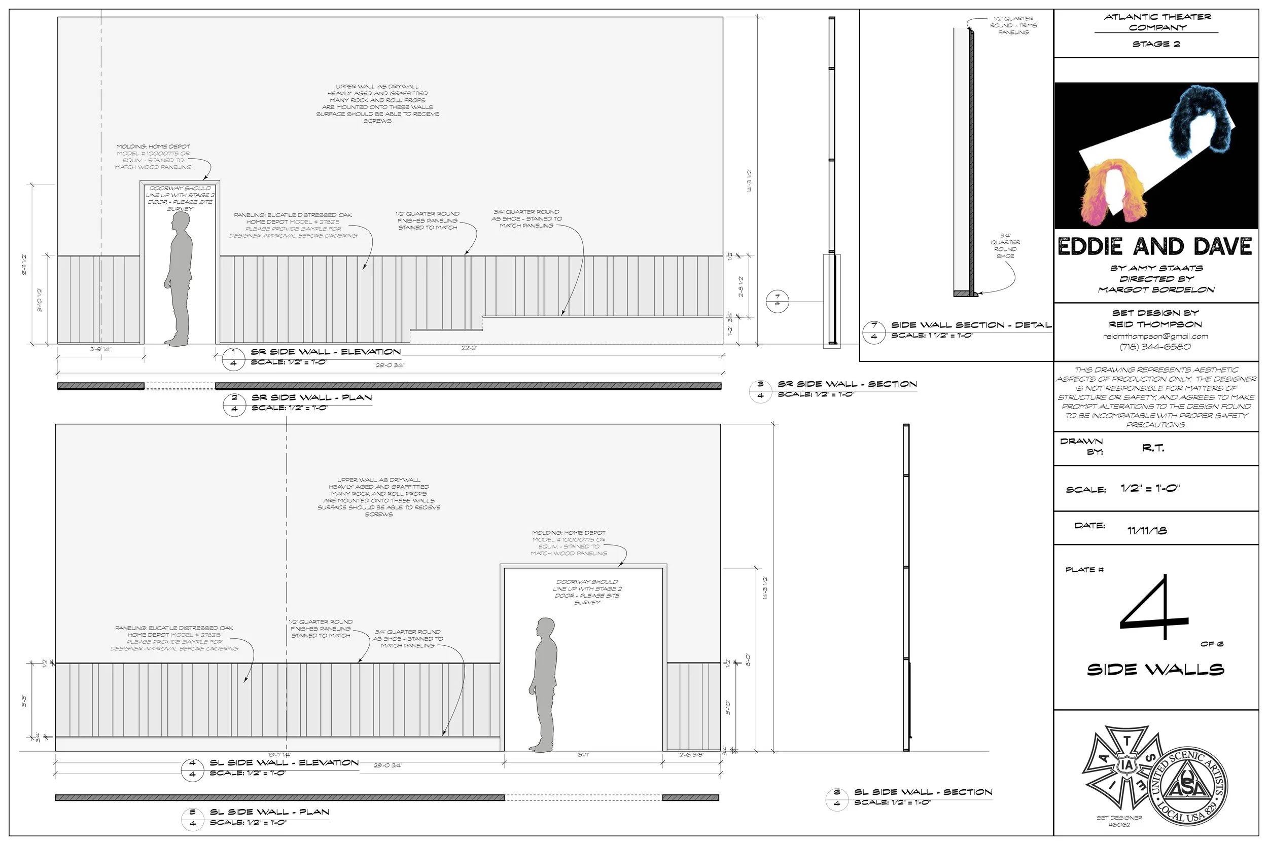 Plate 4 - Side walls