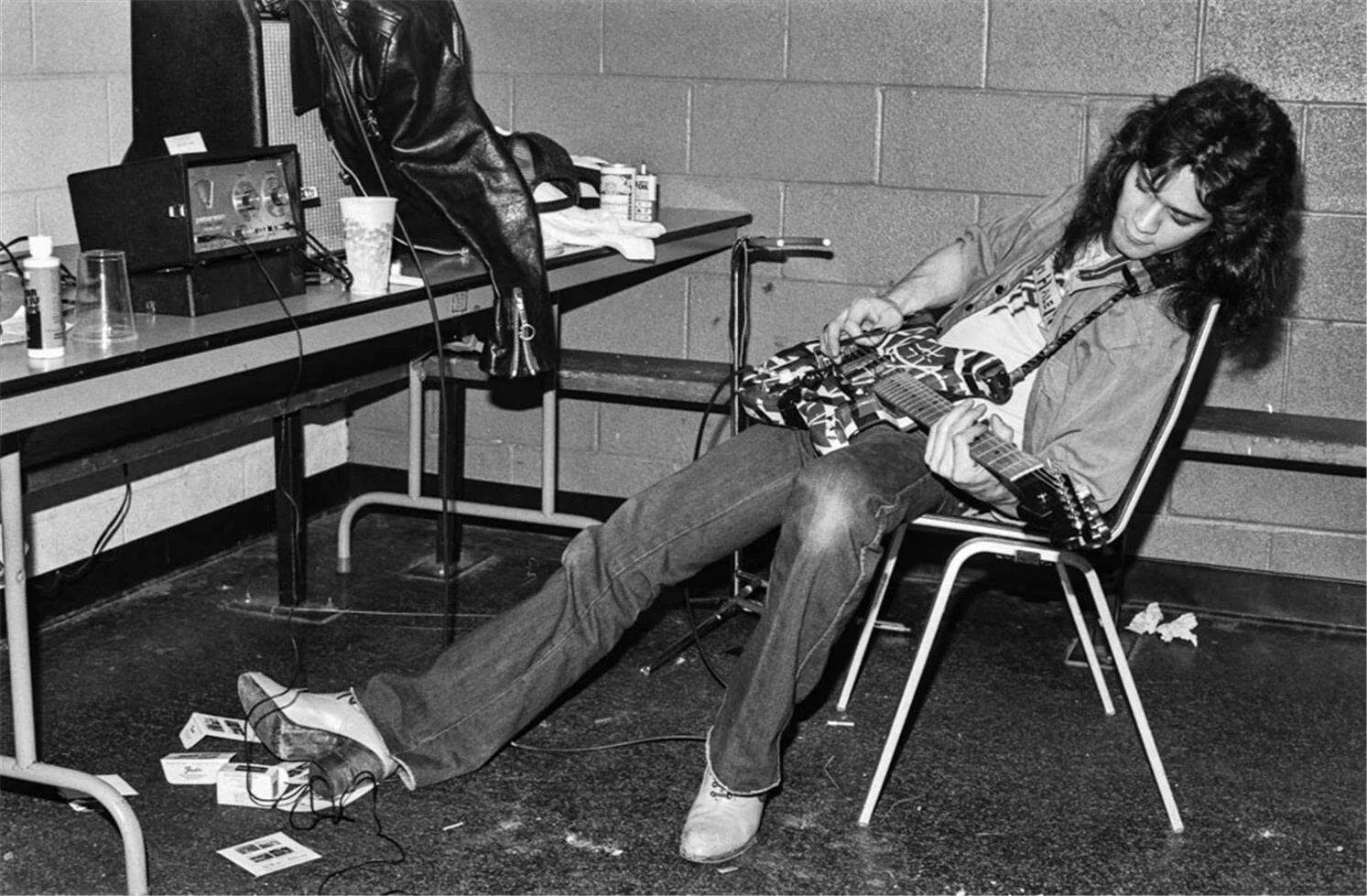 EVH backstage