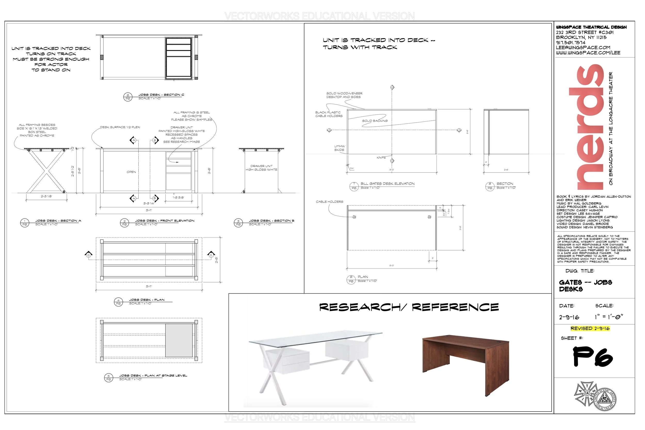 Nerds Broadway - Desks