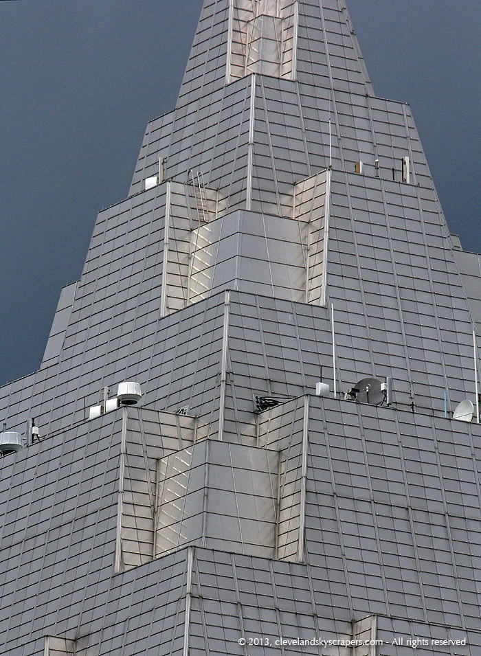 Detail view of crown