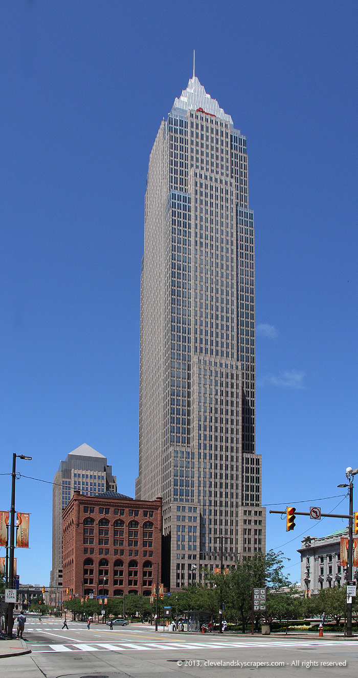 View of Key Tower, Marriott at Key Center and Society for Savings Building from Public Square
