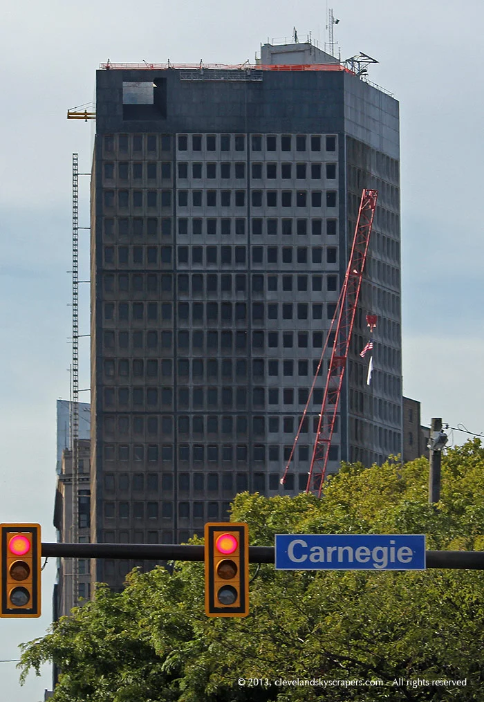 View from East Ninth Street at Carnegie Avenue