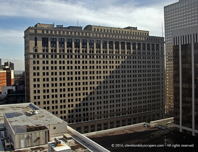 Aerial view from 1100 Superior