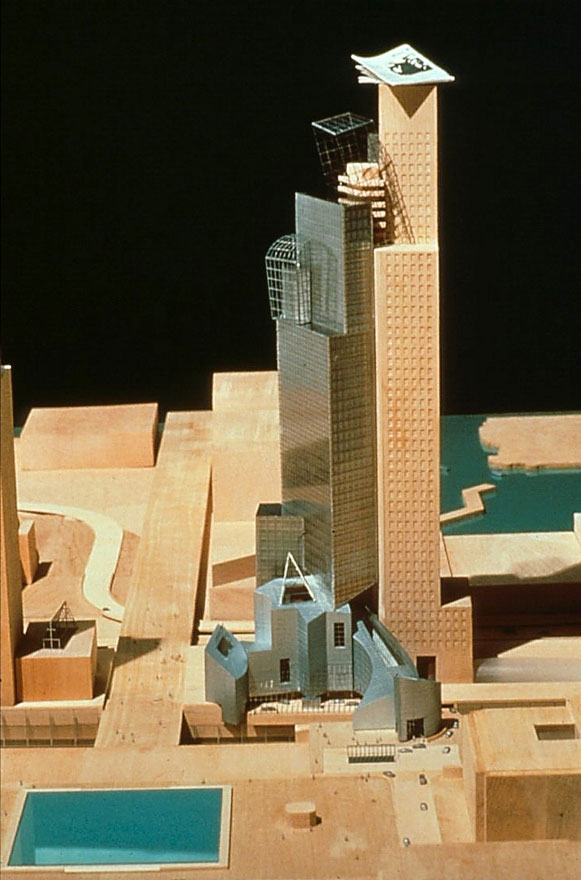 Model of building - courtesy of Gehry Partners, LLP