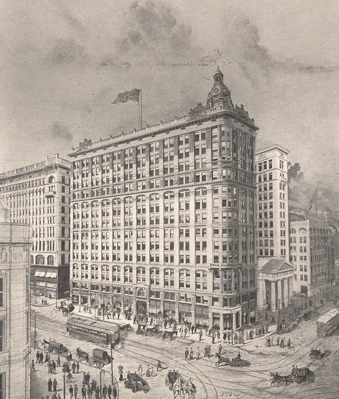 Vintage view, showing now-removed cupola