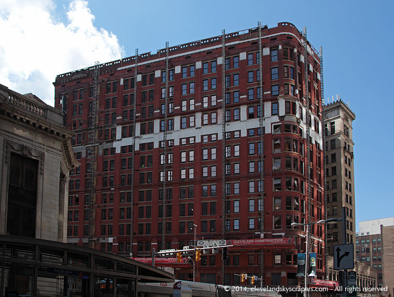 View from Euclid Avenue and East Ninth Street, September 2014