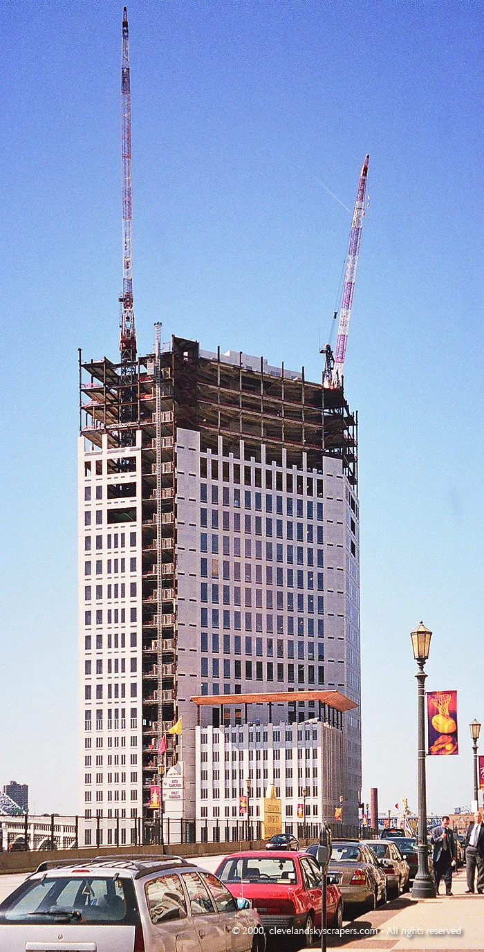 Construction view from Huron Road, 2000