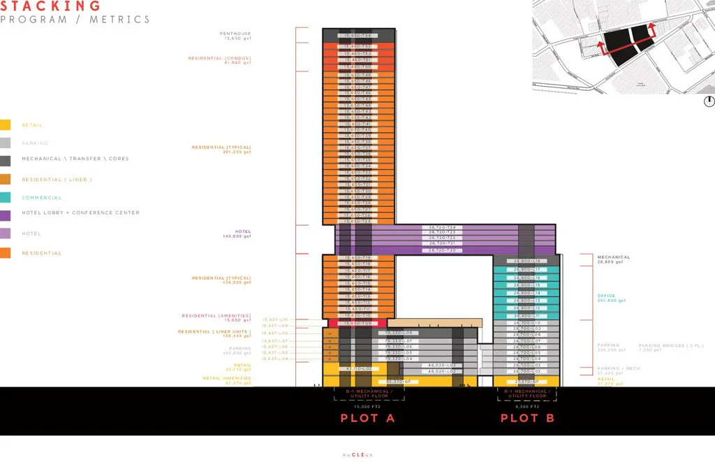 Proposed Stacking Plan Rendering